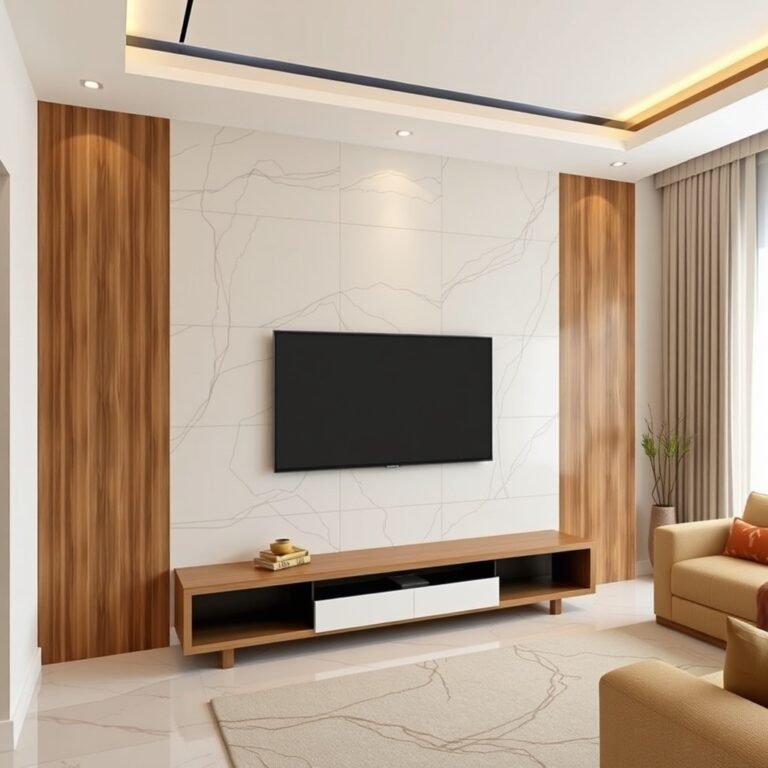 اختيار التصميم والخامات ضمن خدمة ديكورات تلفزيون بالرياض في الرياض